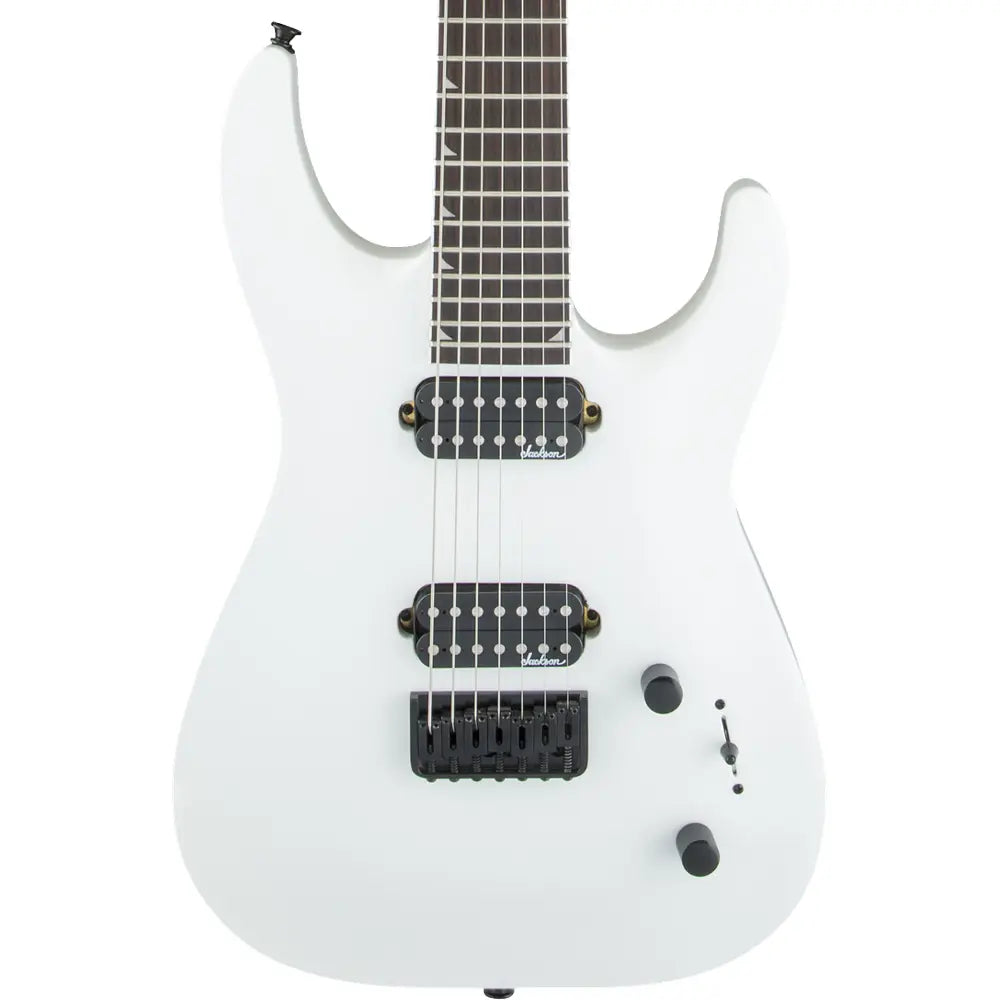 Jackson 2910113576 Guitarra Eléctrica JS Series Dinky Arch Top JS32-7 DKA HT Snow White