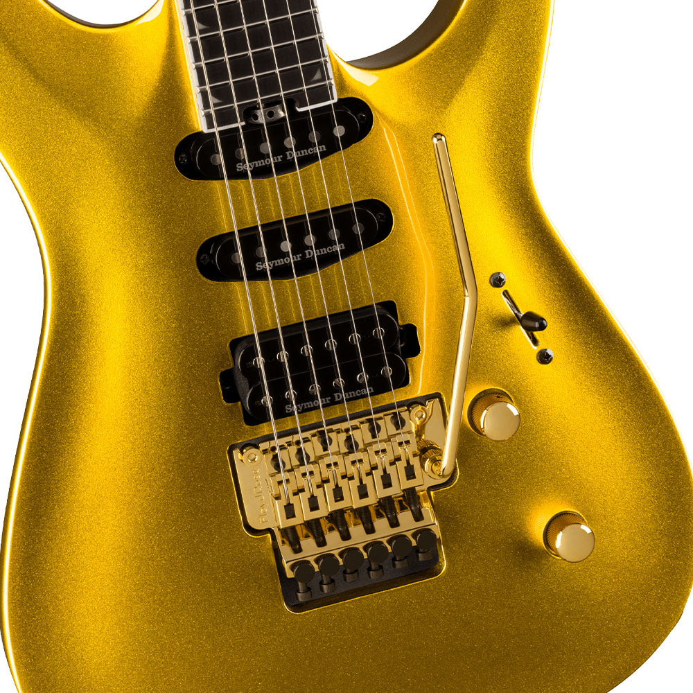 Guitarra Eléctrica Jackson 2914327500 Pro Plus Series Soloist, Gold Bullion