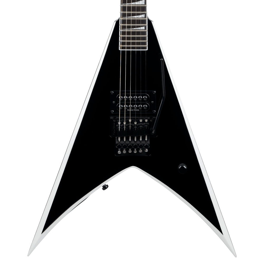 Jackson 2919775503 Guitarra Eléctrica serie Pro Signature Wes Borland King V Negro con Biseles Blancos