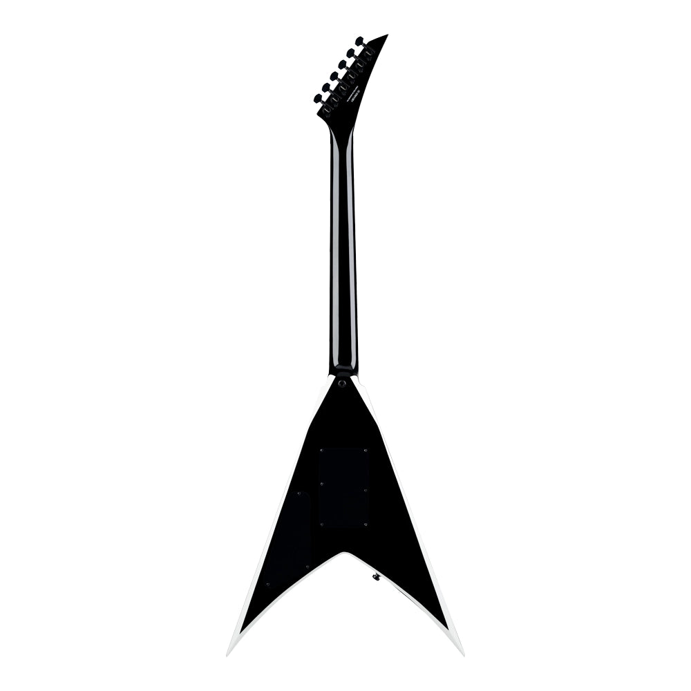 Jackson 2919775503 Guitarra Eléctrica serie Pro Signature Wes Borland King V Negro con Biseles Blancos