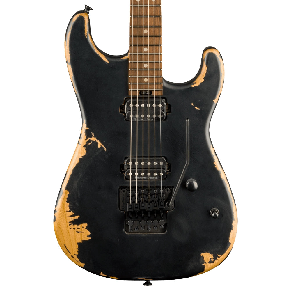Charvel 2965201303 Guitarra Eléctrica Pro-Mod Relic San Dimas Style 1 HH FR PF Weathered Black