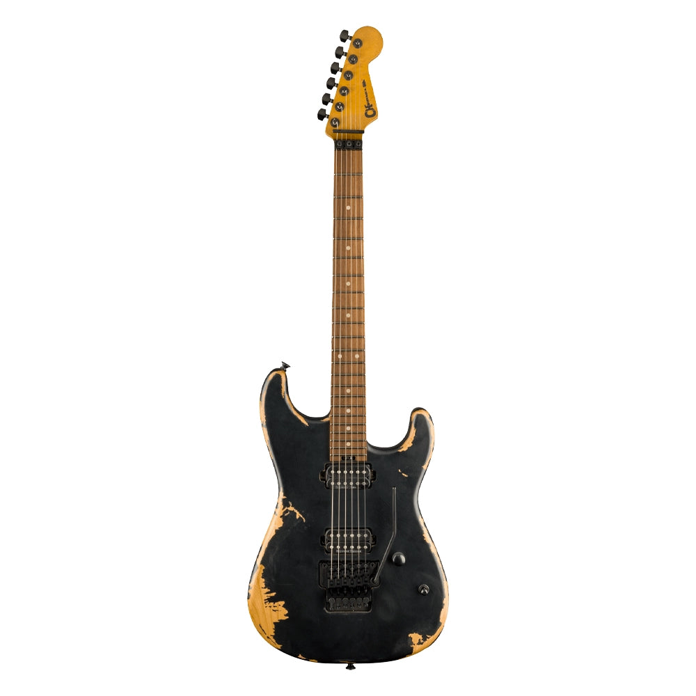 Charvel 2965201303 Guitarra Eléctrica Pro-Mod Relic San Dimas Style 1 HH FR PF Weathered Black