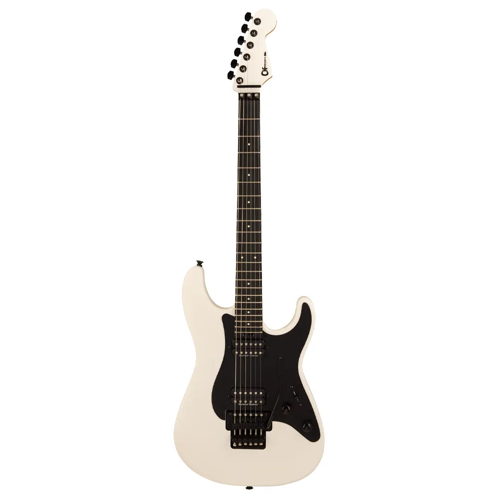 Charvel 2966801376 Guitarra Eléctrica Pro-Mod Plus So-Cal SC1 Style 1 HH FR EB Snow White