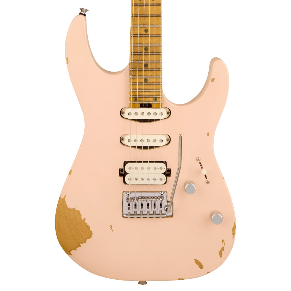 Charvel 2969113319 Guitarra Eléctrica Pro-Mod Signature Rick Graham DK24 2PT Worn Shell Pink