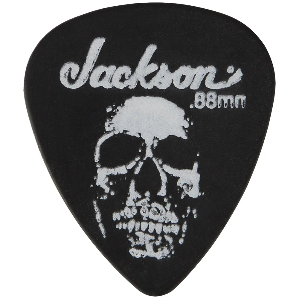 Jackson 2987451850 Paquete Púas Black Med/Heavy .88mm