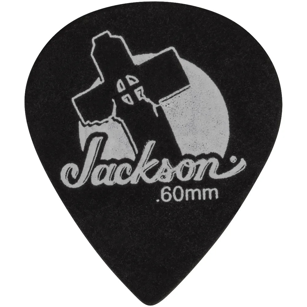 Jackson 2987551750 Paquete Púas Black Thin/Med .60mm