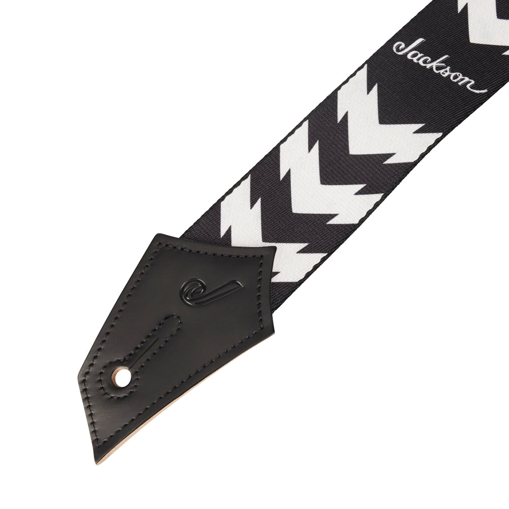 Jackson 2993258001 Tahalí con Diseño de Doble V en Blanco y Negro