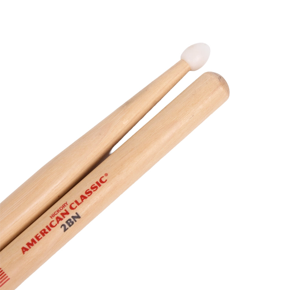 Vic Firth 2BN Baquetas 2B Punta de Nylon