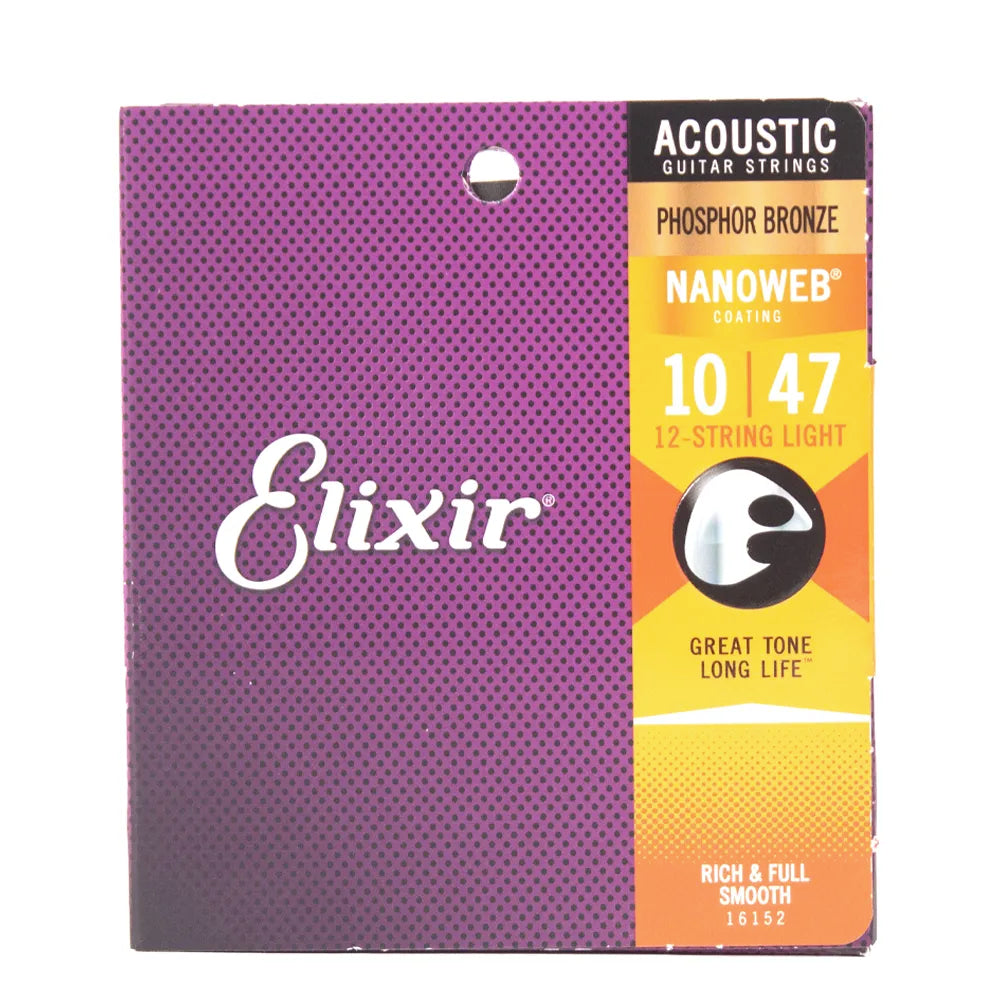 Elixir 3313216152 Encordadura Guitarra Docerola Fosforo Bronce Nanoweb