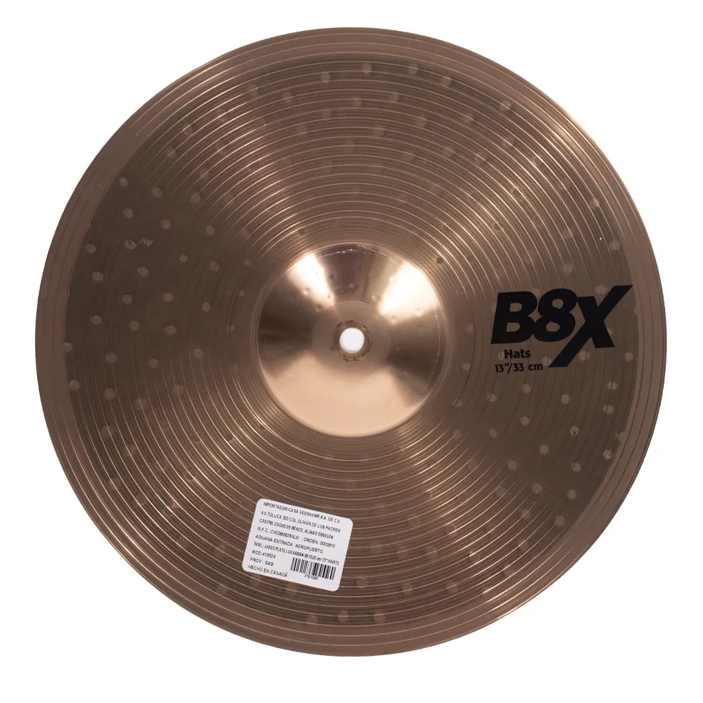 Sabian 41302X Platillo 13" Hit Hat B8