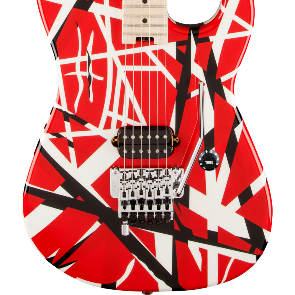 Guitarra Eléctrica Striped Series Red with Black Stripes EVH 5107902503