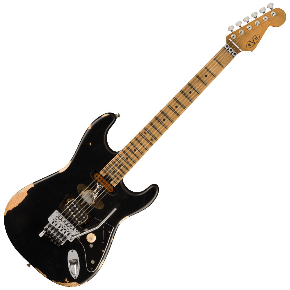 Guitarra Eléctrica EVH 5108005503 Frankie Relic Black con Funda