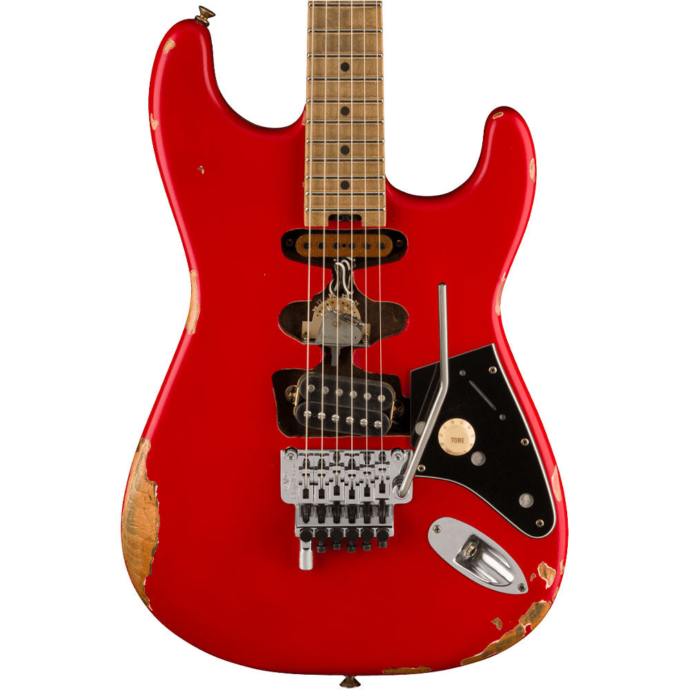 Guitarra Eléctrica EVH 5108005539 Frankie Relic Red con Funda