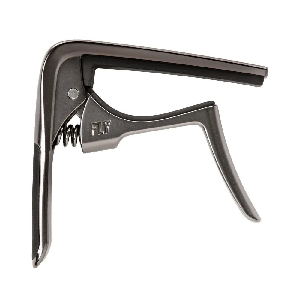 Dunlop 63CGM Capo para Guitarra Acústica Trigger Fly Curvo Pavonado