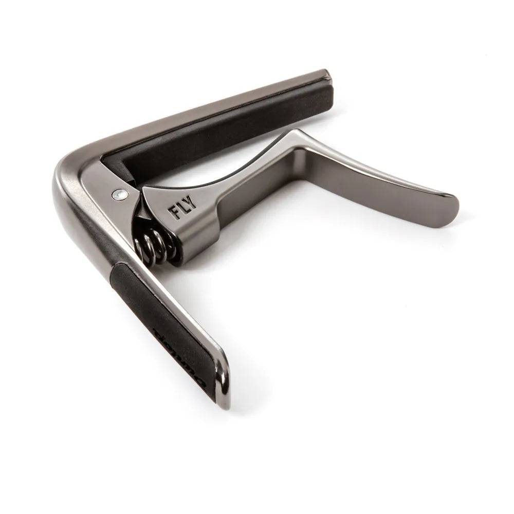 Dunlop 63CGM Capo para Guitarra Acústica Trigger Fly Curvo Pavonado