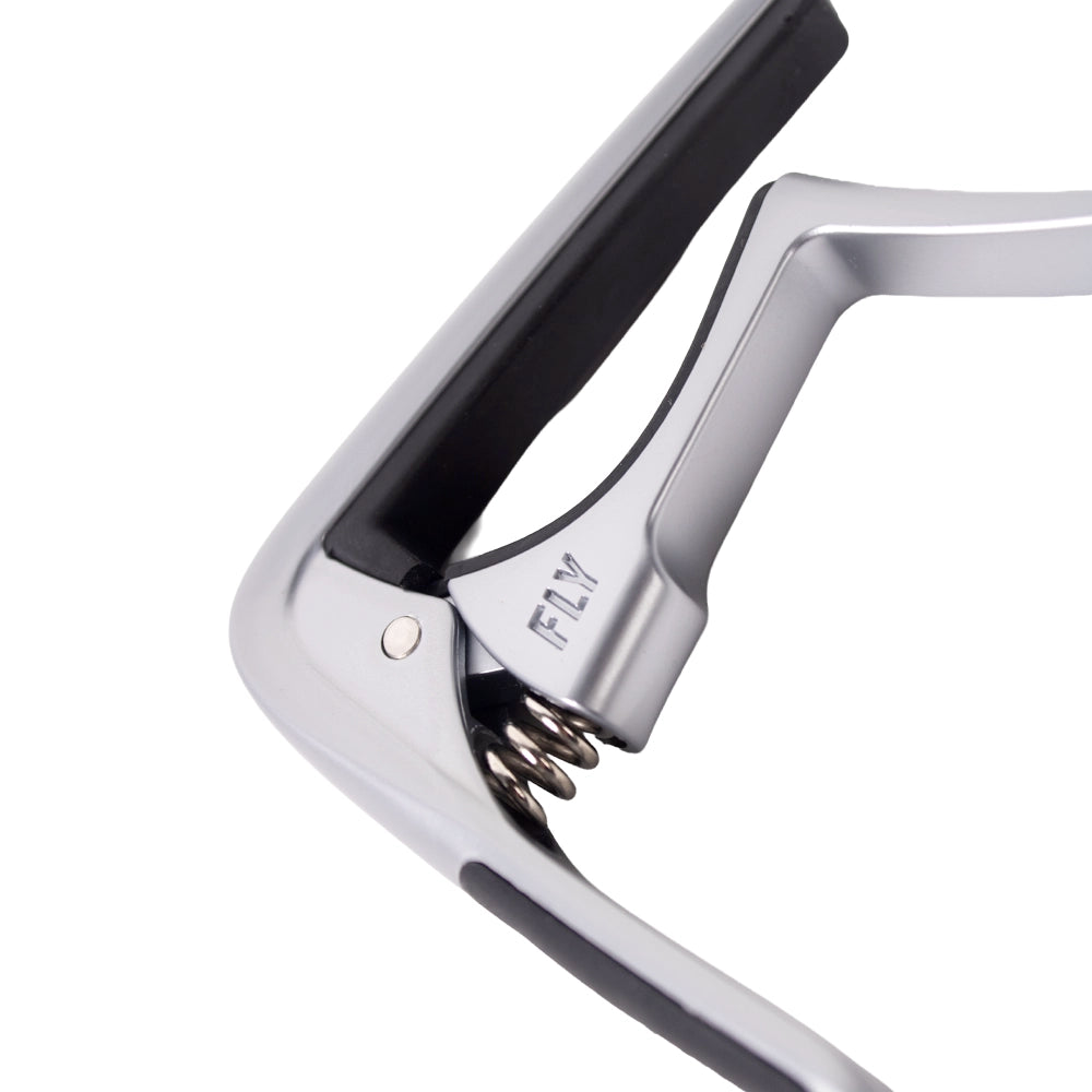 Dunlop 63CSC Capo para Guitarra Acústica Trigger Fly Curvo Cromo Satinado