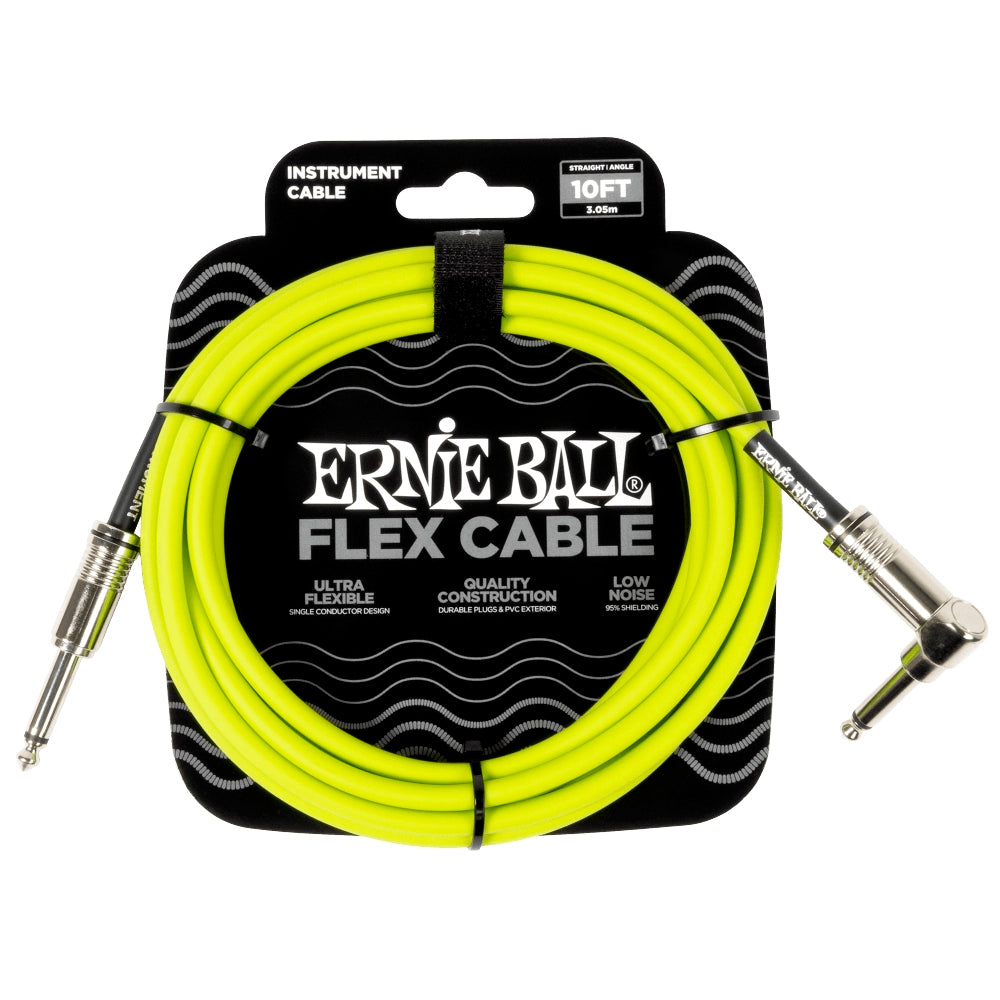 Ernieball 6465 Cable 3.048 Mts Verde Recto/Angulado
