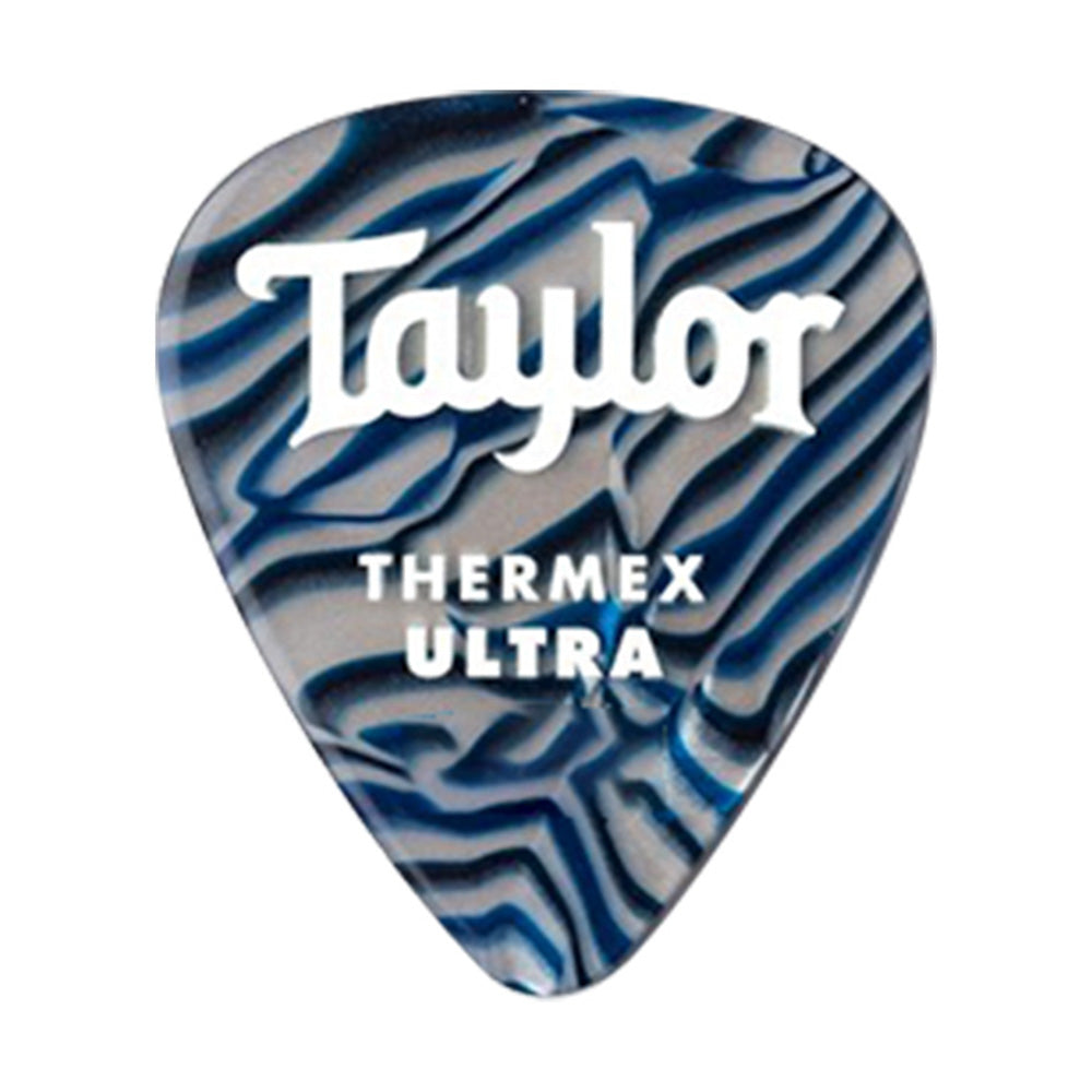 Taylor  Premium 351 Thermex Ultra Blue Swirl 1.55 Mm con 6 Paquete Púas 80728