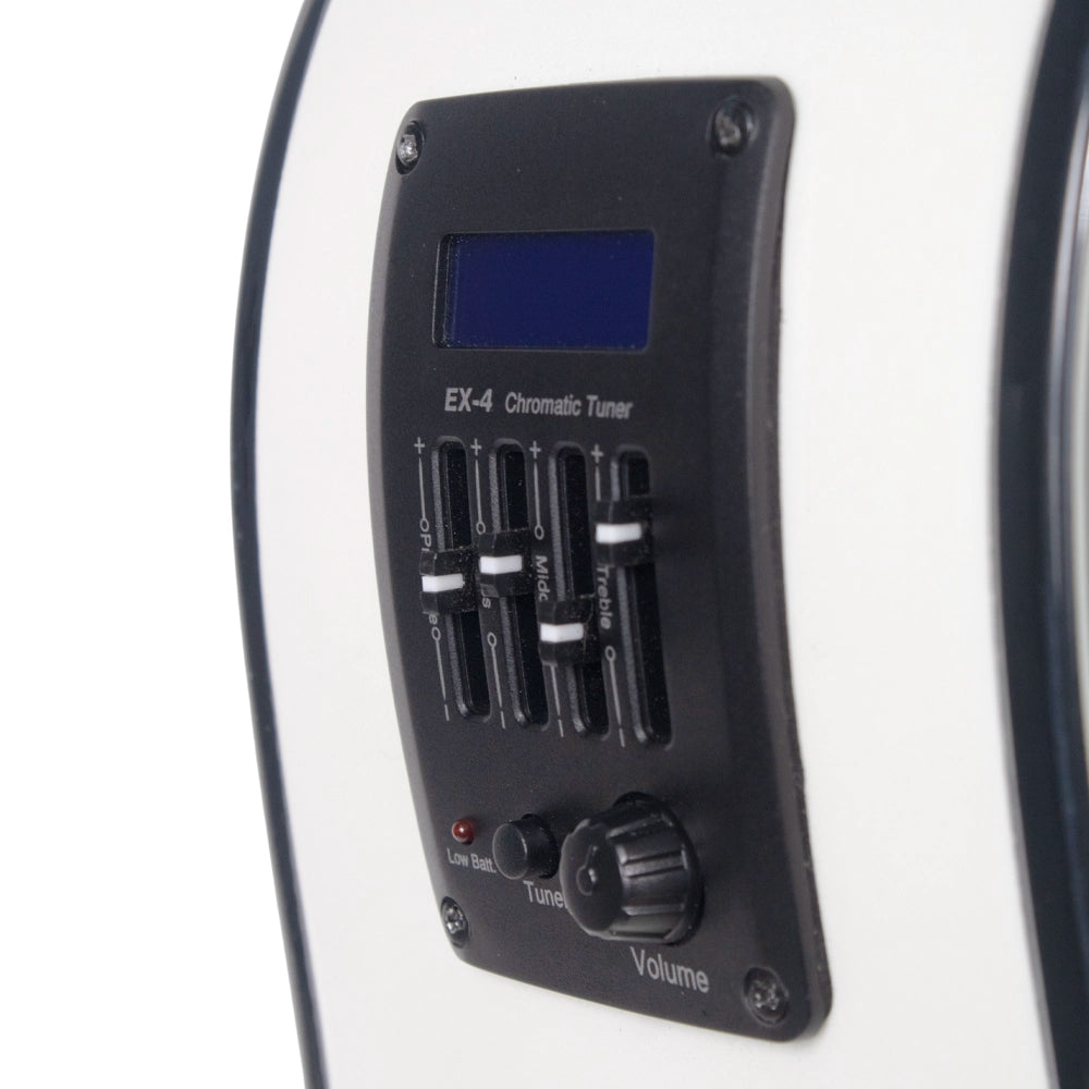 Tres Pinos Requinto 8213059 Sierreño Electroacústico Blanco Brillante