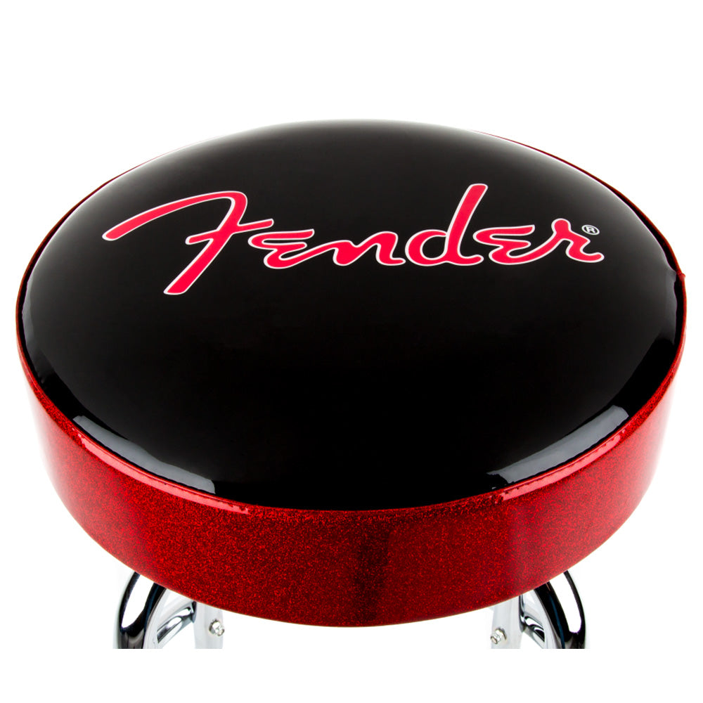 Banco De Metal Fender 9192022004 24in Red Sparkle Barstool