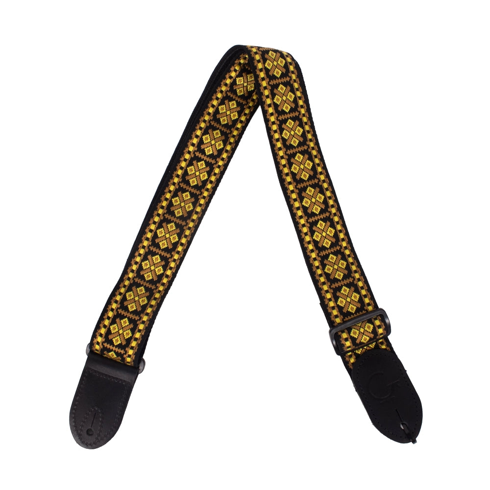 Gretsch 9220060103 Tahalí G Brand con Extremos Negro de Diamante