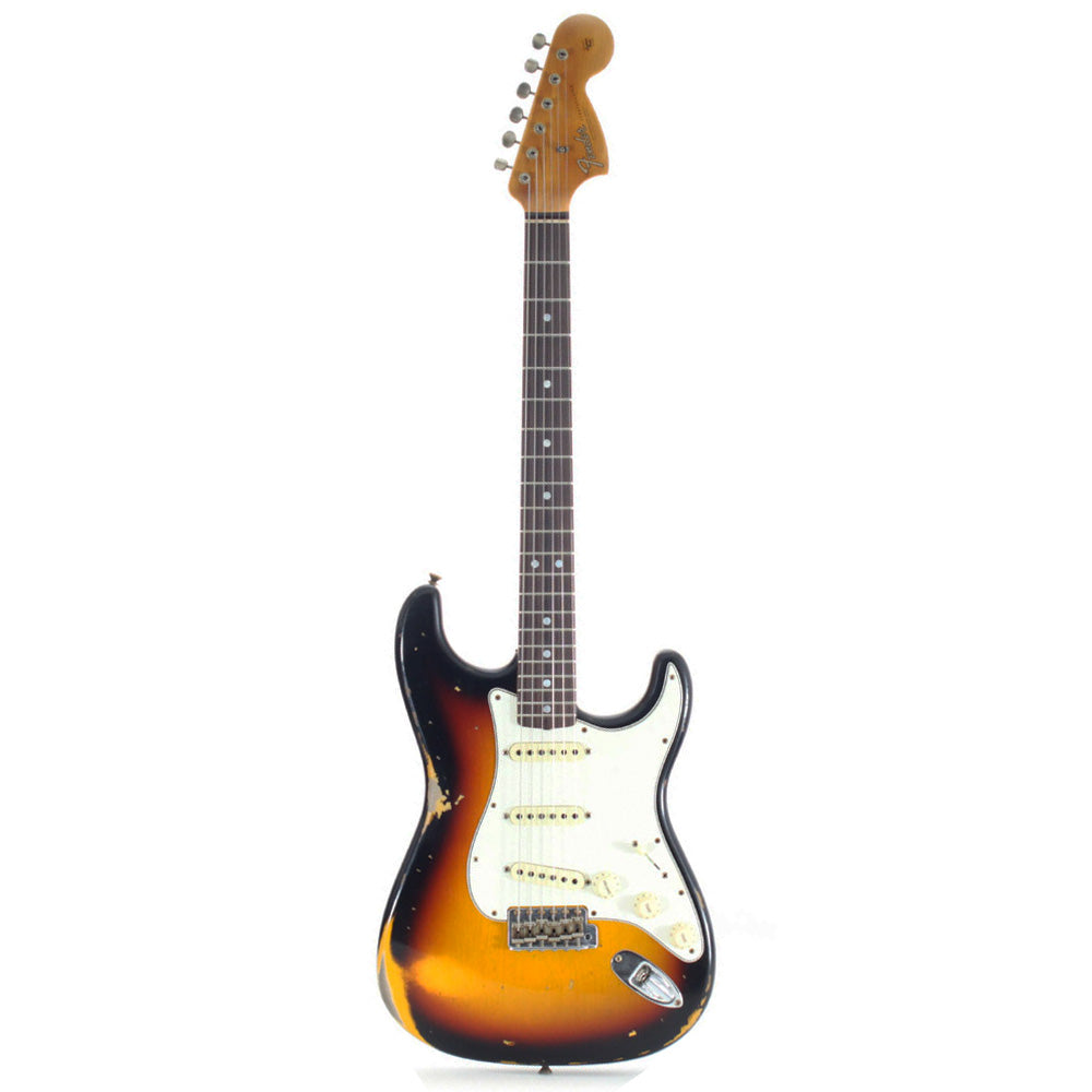 Guitarra Eléctrica Fender 9235001426 B1 1967 Stratocaster Heavy Relic Faded Aged 3-Color Sunburst