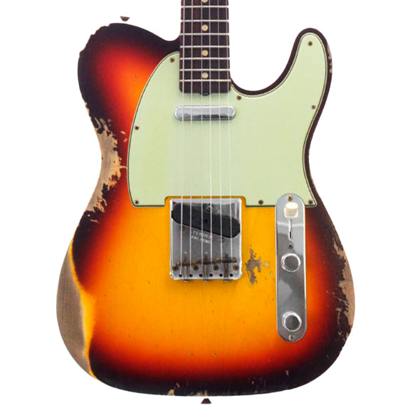 Guitarra Eléctrica Fender 9235001436 B1 1960 Telecaster Cusy Heavy Relic Ch3 Sunburst