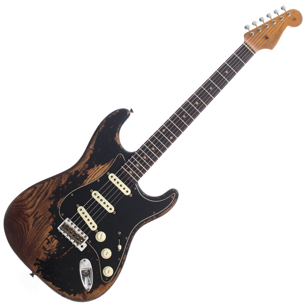 Guitarra Eléctrica Fender 9235001456 S21 Ltd Poblano Stratocaster Super Heavy Relic Aged Black