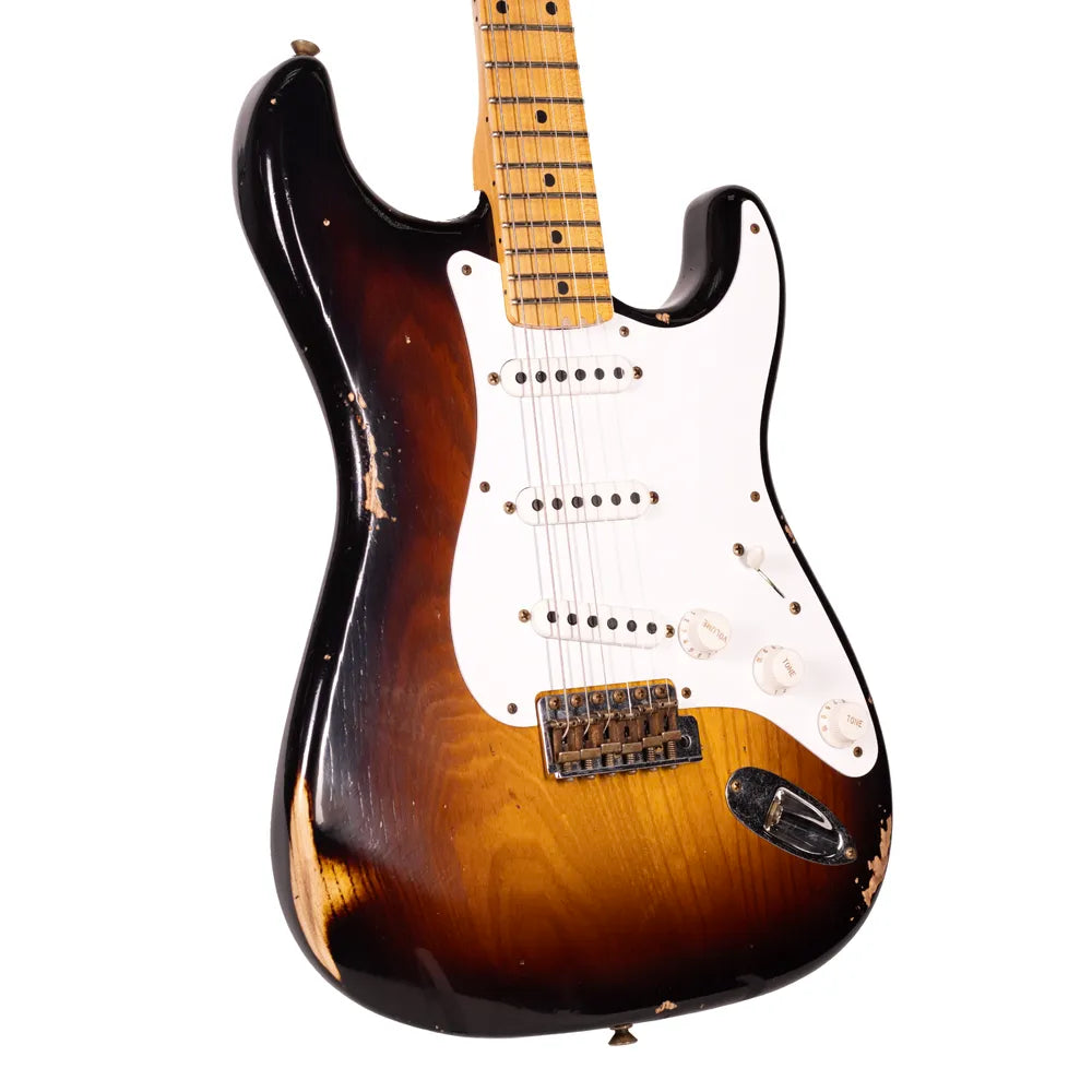 Fender 9236091144 Guitarra Eléctrica Limited Edition 70th Anniversary 1954 Stratocaster Wide-Fade 2-Color Sunburst