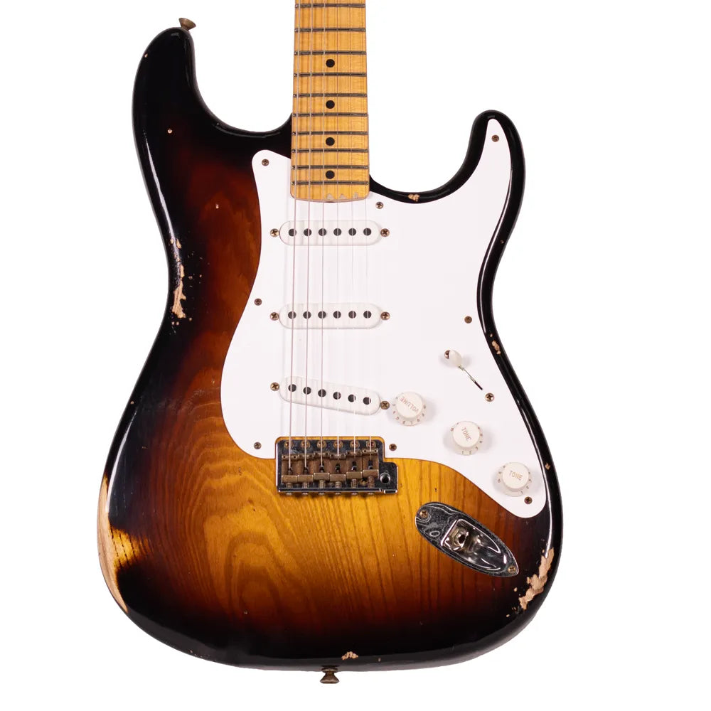 Fender 9236091144 Guitarra Eléctrica Limited Edition 70th Anniversary 1954 Stratocaster Wide-Fade 2-Color Sunburst