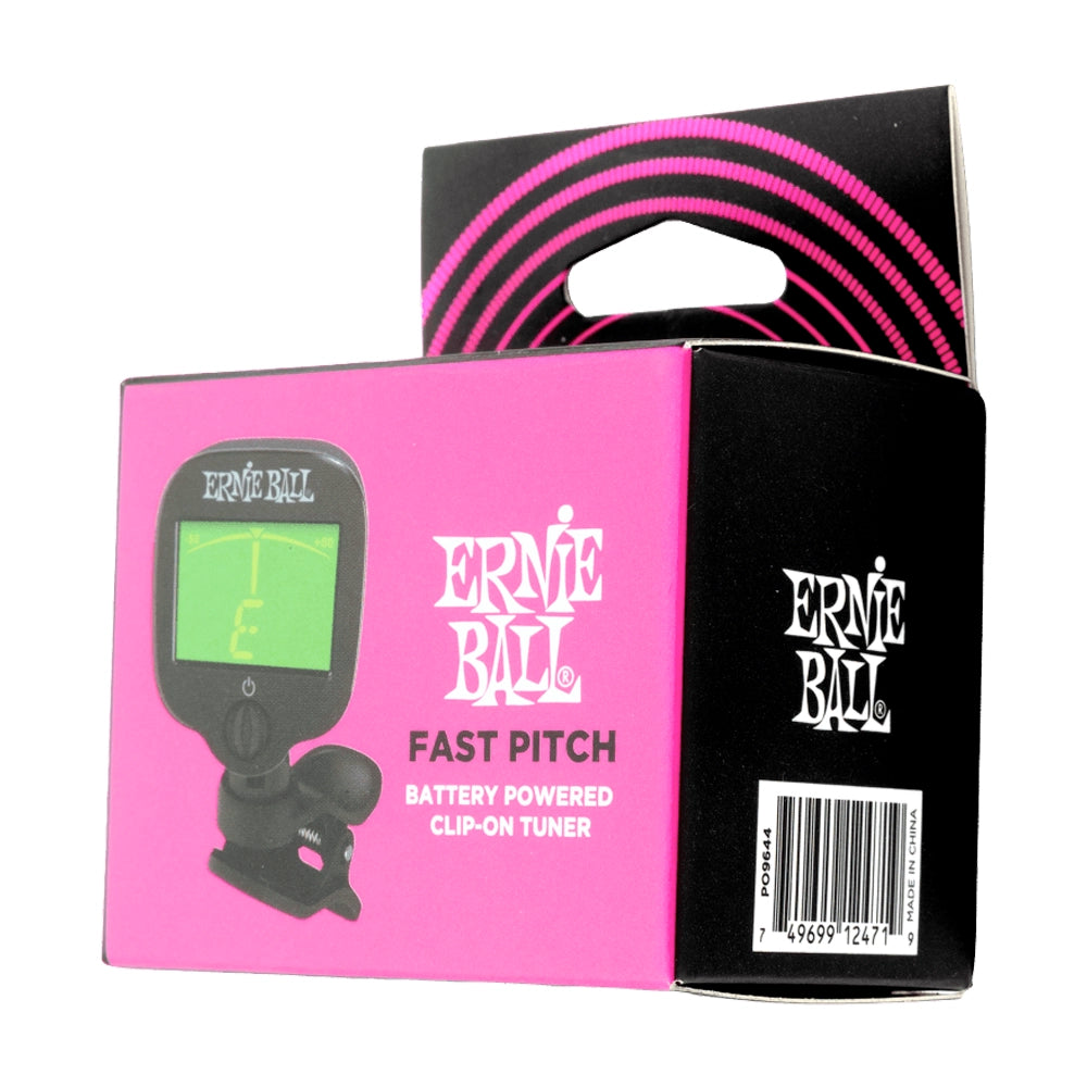 Ernieball 9644 Afinador Fast Pitch Clip Negro