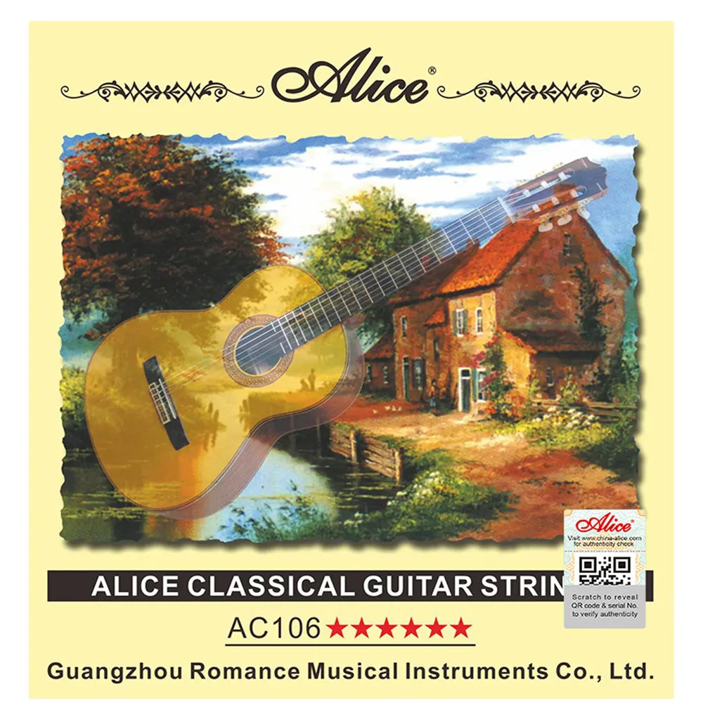 Alice A106H2 Cuerda Guitarra Acústica 2° Nylon Hard Tension