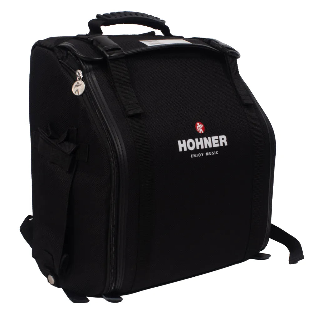 Hohner A5543 Acordeón de Botones Corona II Classic Fa Rojo c/funda