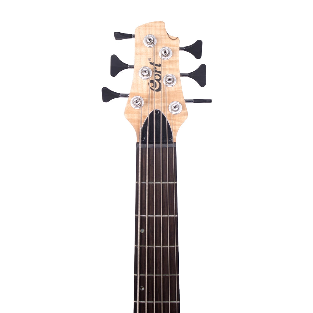 Cort A6PLUSFMMHOPN Bajo Eléctrico Artisan de 6 Cuerdas Natural Mate