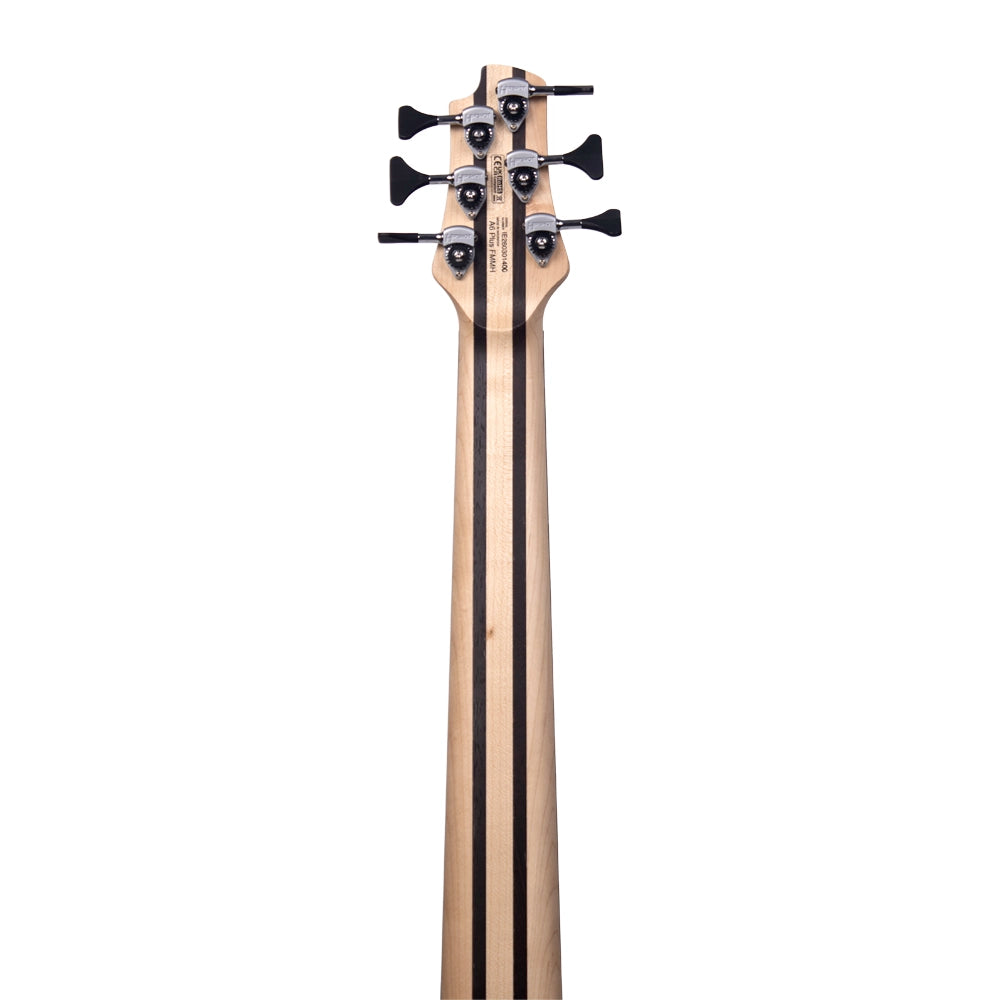 Cort A6PLUSFMMHOPN Bajo Eléctrico Artisan de 6 Cuerdas Natural Mate
