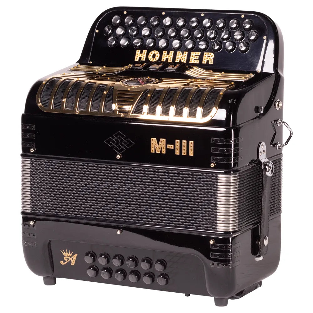 Hohner Anacleto Mark Iii A7450fbbebbk Acordeón Fa Negro Con Estuche