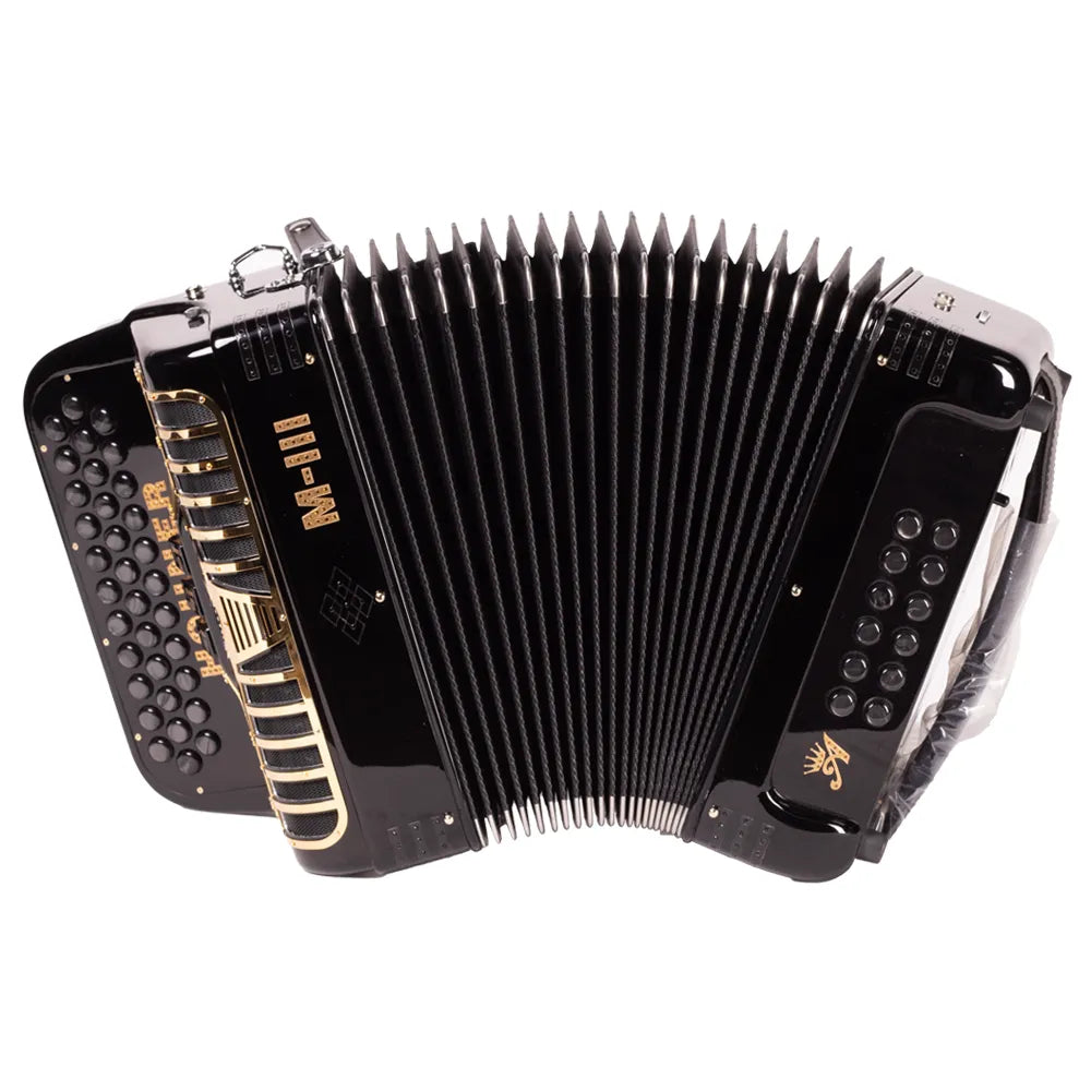 Hohner Anacleto Mark Iii A7450fbbebbk Acordeón Fa Negro Con Estuche