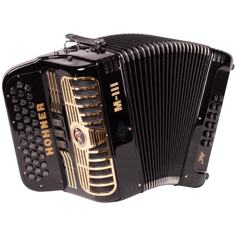 Hohner Anacleto Mark Iii A7450fbbebbk Acordeón Fa Negro Con Estuche