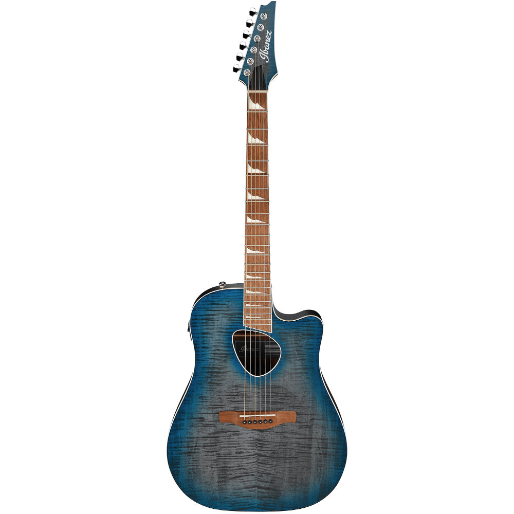 Guitarra Electroacústica Ibanez Alt30fmbdb Altstar Gris Transparente/Combreado Azul ALT30FMBDB
