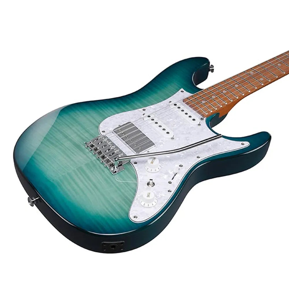 Ibanez Az22S1Ftxb Guitarra Eléctrica Az Turquesa Transparente/Sombreado Turquesa