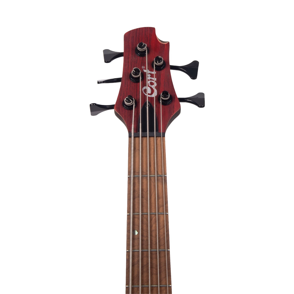 Cort B5ELEMENTOPBR Bajo Eléctrico Artisan de 5 Cuerdas Vino