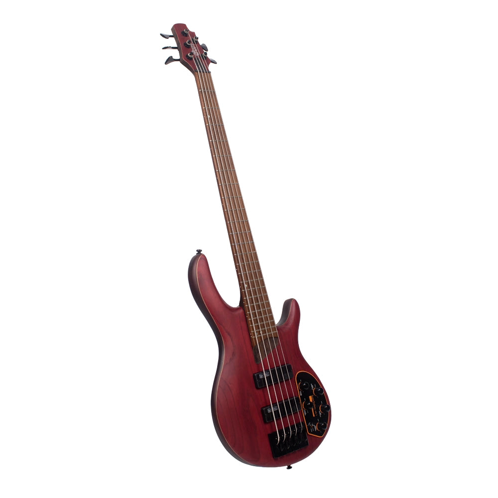 Cort B5ELEMENTOPBR Bajo Eléctrico Artisan de 5 Cuerdas Vino