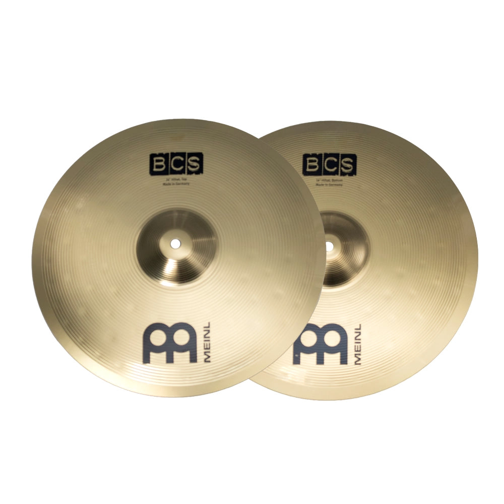 Meinl BCS141620 Paquete de Platillos Hi-Hat 14" Crash 16" y Ride 20"