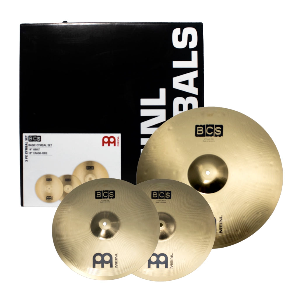 Meinl BCS1418 Paquete de Platillos Hi-Hat 14" y Crash 18"
