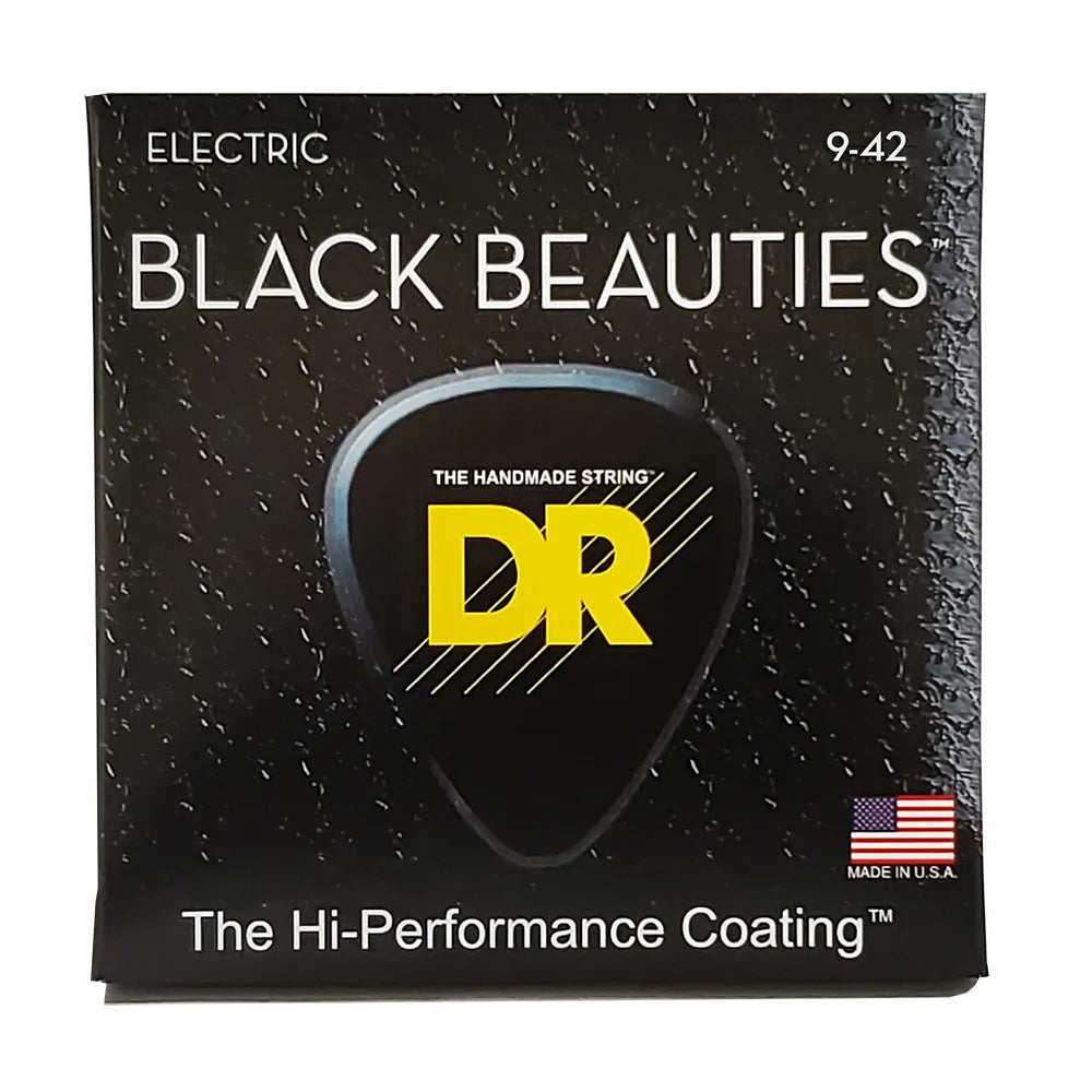 Dr Bke9 Encordadura Guitarra Eléctrica 9/42 Light Black Beauties