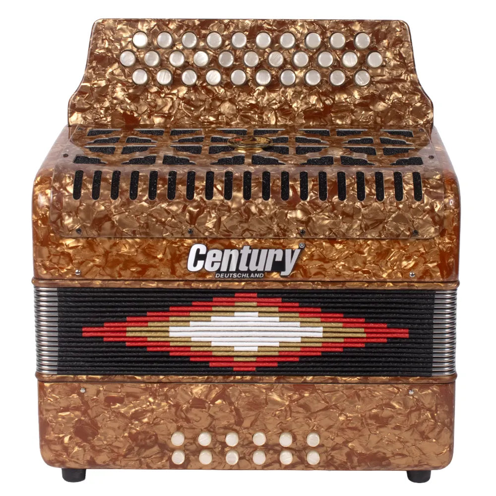 Century C3012FACI Acordeón de Botones Fa Café