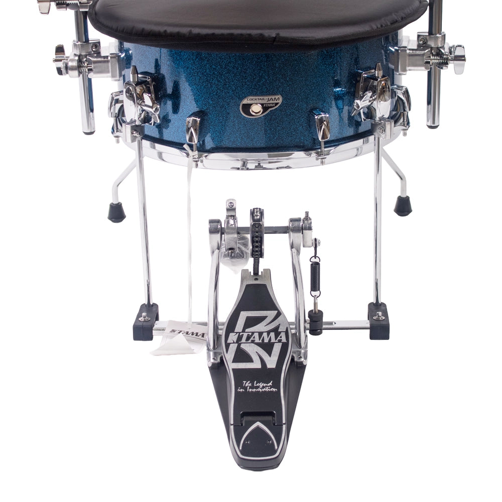 Tama CJB46CISP Batería Acústica Cocktail Jam de 4 Piezas Azul Brillante con Soportes
