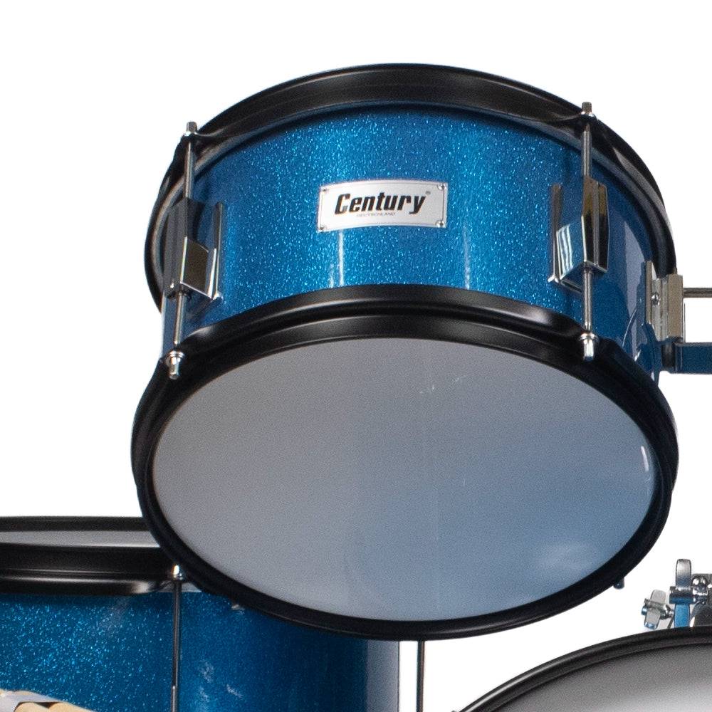 Century CNBT042 Batería Junior Azul Claro Sparkle 5 Piezas Aro Negro
