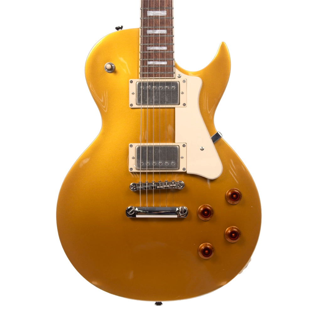 Cort CR200GT Guitarra Eléctrica Classic Dorada Transparente