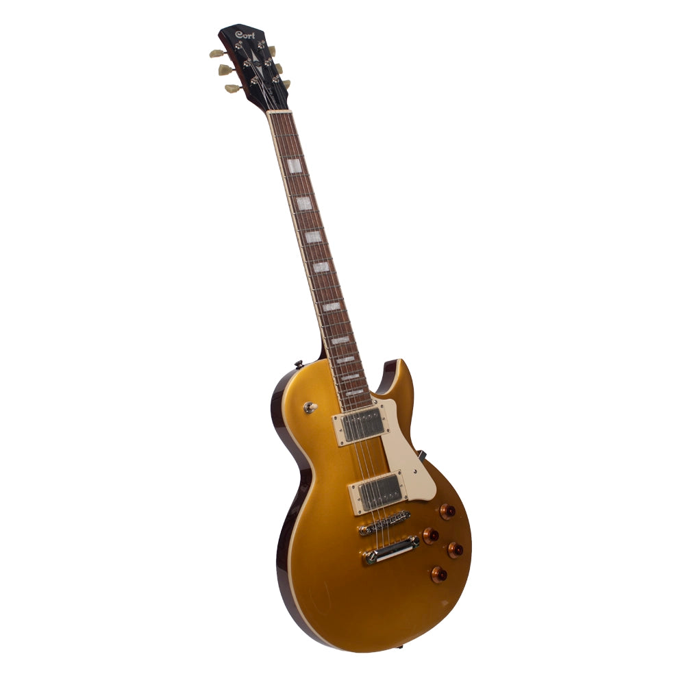 Cort CR200GT Guitarra Eléctrica Classic Dorada Transparente